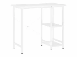 Escritorio para ordenador de MDF y metal 80x40x72 cm^Clicnbuy Sale