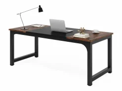 Tribesigns Mesa De Ordenador|Escritorio para portátil, Mesa, Escritorio para teletrabajo, Puesto de trabajo para oficina, 180 x 80 x 75 cm