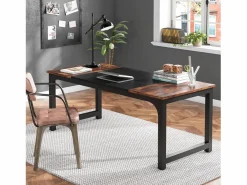 Tribesigns Mesa De Ordenador|Escritorio para portátil, Mesa, Escritorio para teletrabajo, Puesto de trabajo para oficina, 180 x 80 x 75 cm