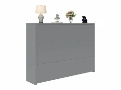 Escritorio plegable con cargador inalámbrico - 115 x 51 x 93 cm - Aparador y escritorio 2 en 1 - aglomerado -^Merax New