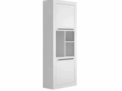Vente-unique Escritorio rinconera amovible 2 cajones y 2 puertas color . EVAN Blanco Clearance