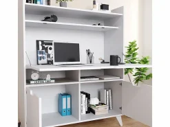 Vicco Escritorio secretario 110x45x140 berdi Blanco