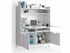 Vicco Escritorio secretario 110x45x140 berdi Blanco