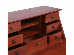 Escritorio secreter madera maciza de caoba marrón 78x42x103 cm^Clicnbuy Hot