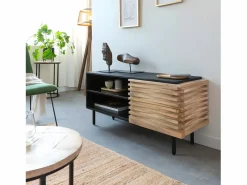 Made In Meubles Escultura de madera y metal Léonie de - Gris Hot
