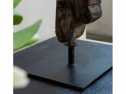 Made In Meubles Escultura de madera y metal Léonie de - Gris Hot