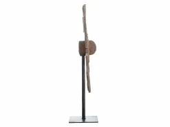 Escultura de madera y metal en forma de rueda Georgia -^Made In Meubles Sale