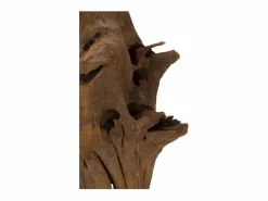 Estatua|Escultura decorativa étnica de madera de teca hecha a mano Akar