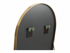 Espejo arqueado de cuerpo entero - 53 x 162 cm Espejo de pie arqueado grande de cuerpo entero - Espejo de tocador para sala de estar, Dorado Best