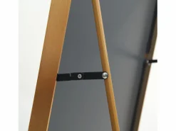 Espejo arqueado de cuerpo entero - 53 x 162 cm Espejo de pie arqueado grande de cuerpo entero - Espejo de tocador para sala de estar, Dorado Best