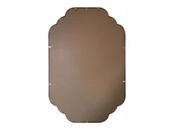 OZAIA Espejo De Pared|Espejo|Espejo art déco antiguo. L. 70 x A. 105 cm. DALVIA
