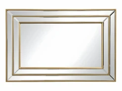 Espejo biselado BAKOU - madera de eucalipto - 60 x 90 cm -^OZAIA Sale