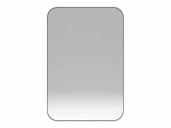 Espejo de baño - Mueble con espejo - Estante regulable - 76 x 51 cm - Negro Hot