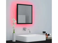 Espejo de baño acrílico brillo 40x8,5x37 cm^vidaxl Sale