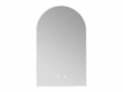 OZAIA Espejo De Pared|Espejo|Espejo de baño con forma de arco antivaho con luces LED, Ancho 50 cm, ARCADI