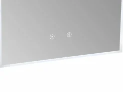 OZAIA Espejo De Pared|Espejo|Espejo de baño con forma de arco antivaho con luces LED, Ancho 50 cm, ARCADI