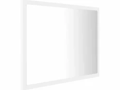 Accesorios De Cuarto De Baño|Espejo De Cuarto De Baño|Espejo de baño LED acrílico 60x8,5x37 cm ES701289