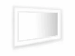 Accesorios De Cuarto De Baño|Espejo De Cuarto De Baño|Espejo de baño LED acrílico 80x8,5x37 cm ES767247