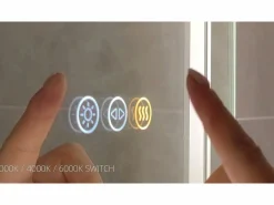 Espejo de baño LED 120x80cm espejo de pared rectangular luz antivaho 120x80cm^Fativo Online