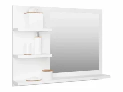 Espejo de baño madera contrachapada 60x10,5x45 cm ES871081^ Online