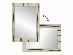 Espejo de baño Marrón, plata 50 x 70 x 30 cm^ Sale