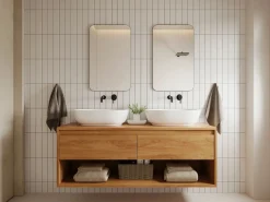 Espejo de baño rectangular con marco , 50x80cm, DEMETRIA^OZAIA Online