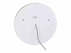 Espejo de baño redondo iluminado negro con Luces LED, L80 x A80 cm, NUMEA^OZAIA Sale