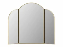 Espejo de barbero tríptico de metal - L. 85 x Alt. 70.5 cm - - QIANA^OZAIA Hot