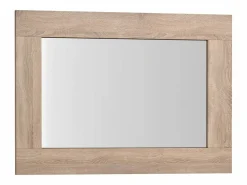 OZAIA Espejo de cuarto de baño contorno roble - Ancho 70 x Alt. 50 cm - ALANA Color natural claro