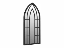 Espejo de jardín 100x45 cm Hierro para uso exterior^ Online