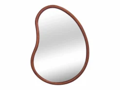 Espejo de madera de abeto decorativo de pared, 85cm nogal^Sweeek Best