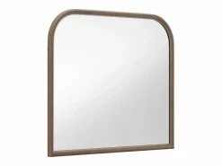 OZAIA Espejo De Pared|Espejo|Espejo de madera de hevea, L. 75 x H. 80 cm, Natural, SANYA