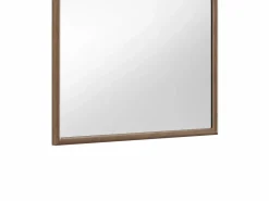 OZAIA Espejo De Pared|Espejo|Espejo de madera de hevea, L. 75 x H. 80 cm, Natural, SANYA