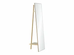 Espejo de madera perchero L45 x H160 cm LIAM Color natural claro Sale