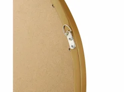 Helloshop26 Accesorios De Cuarto De Baño|Espejo De Cuarto De Baño|Espejo de pared asimétrico 80 x 58 cm dorado 03_0007903