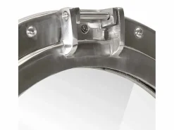 Accesorios De Cuarto De Baño|Espejo De Cuarto De Baño|Espejo de pared con forma de ojo de buey Ø38 cm aluminio y cristal