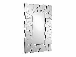 OZAIA Espejo De Pared|Espejo|Espejo de pared de acero inoxidable y cristal - Ancho 120 x Alt. 76 cm - - UYUNI