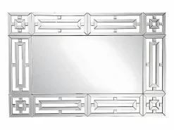 Espejo de pared de acero inoxidable - Ancho 120 x Alt. 80 cm - - LOAYE^OZAIA Discount