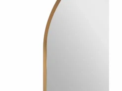 Helloshop26 Espejo de pared elíptico 40 x 80 cm dorado 03_0007898 Amarillo Hot