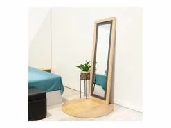 duehome Espejo de pared Kira Cambria - Grafito Marru00f3n Best