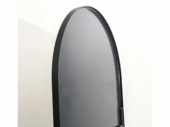 Espejo|Espejo de pie - Marco de metal - 180 x 80 cm - curvo - para salón o vestidor -