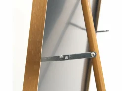 Espejo de pie - Marco de metal - 180 x 80 cm - Arqueado - Para salón o vestidor -^ New