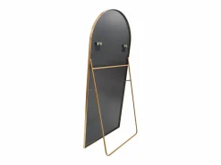 Espejo de pie - Marco de metal - 180 x 80 cm - Arqueado - Para salón o vestidor -^ New