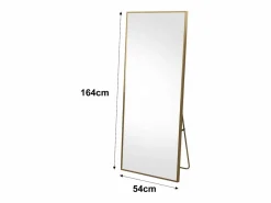 Espejo de pie rectangular 164×54 cm con marco – Diseño minimalista y moderno^ New