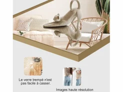 Espejo de pie rectangular 164×54 cm con marco – Diseño minimalista y moderno^ New