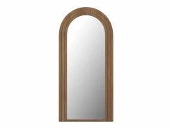 OZAIA Espejo grande arqueado de madera de hevea - L. 70 x A. 150 cm - Natural - ANSHUN Color natural claro Online