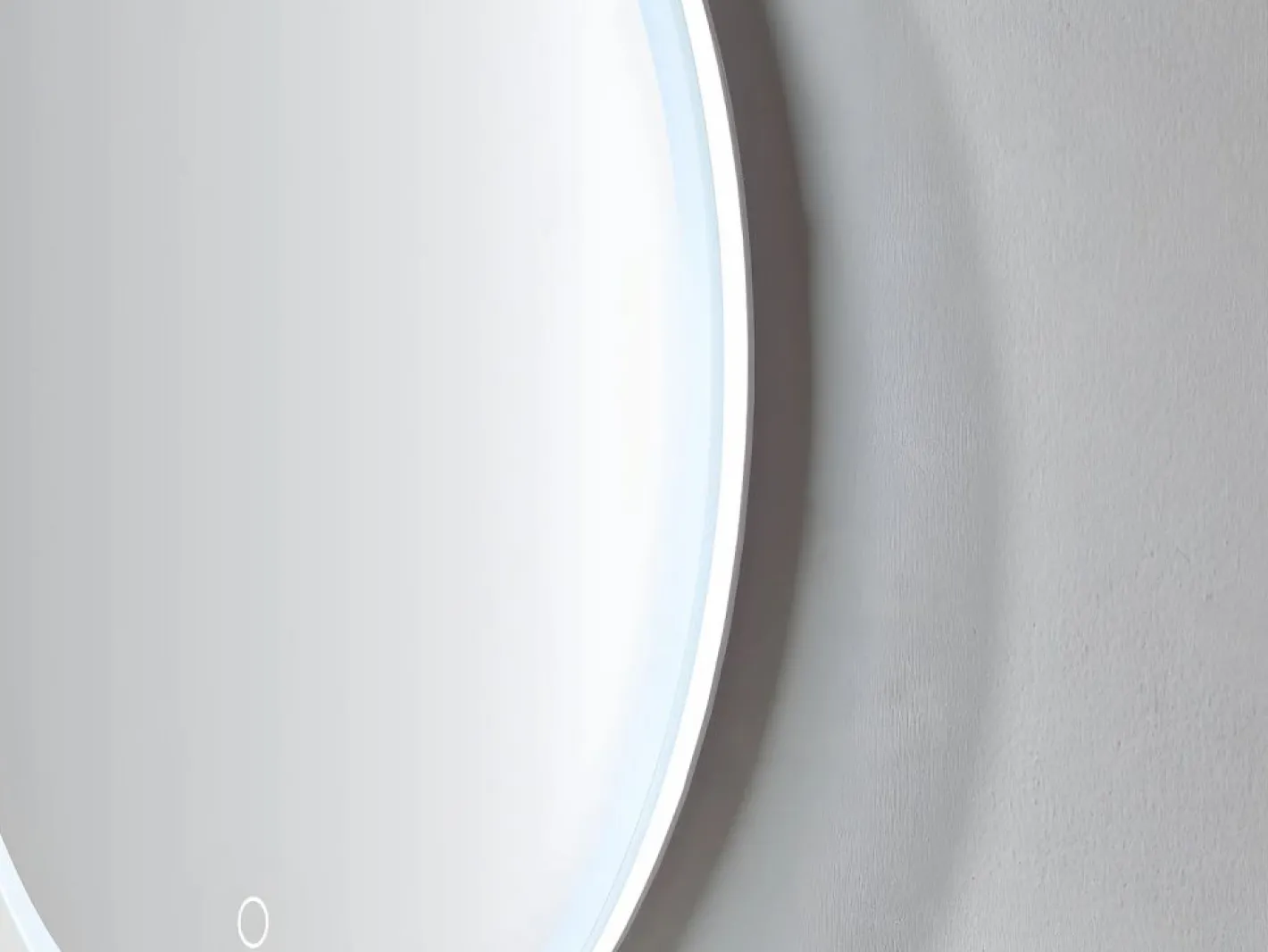 Espejo redondo de baño con leds luminosos DANIELA - L80 x A80 cm^OZAIA