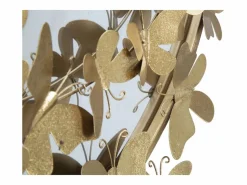 Espejo redondo de pared con mariposas decorativas 74cm Butterfly S^ Best