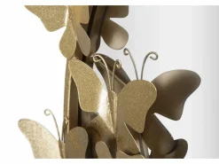 Espejo redondo de pared con mariposas decorativas 74cm Butterfly S^ Best