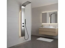 Essebagno Essegun panel de ducha termostático gris metalizado Gris antracita Discount